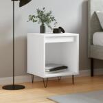 vidaXL Noptiera, alb, 40x35x50 cm, lemn prelucrat GartenMobel Dekor (830716)