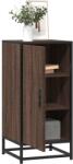 vidaXL Dulap, stejar maro, 35, 5x35x76 cm, lemn prelucrat si metal GartenMobel Dekor (848943) Comoda
