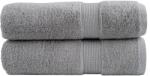 vidaXL Prosoape de baie premium SOLUND 2 buc gri 100x150cm 600gsm GartenMobel Dekor (137311) Prosop