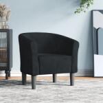 vidaXL Fotoliu tip cuva, negru, catifea GartenMobel Dekor (356443)