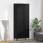 vidaXL Bufet Pe perete Stejar Negru 69, 5 x 34 x 180 cm Lemn compozit GartenMobel Dekor (3416122) Comoda