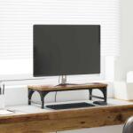 vidaXL Suport pentru monitor Lemn Vechi 55 x 23 x 14 cm Lemn compozit GartenMobel Dekor (882181)