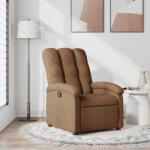 vidaXL Fotoliu rabatabil, maro, material textil GartenMobel Dekor (371731)