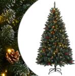 vidaXL Brad de Craciun artificial cu 300 LED-uri, 240 cm GartenMobel Dekor (3315757)