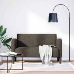 vidaXL Canapea lovesea gri închis 110 cm piele artificiala GartenMobel Dekor (4100542) Canapea