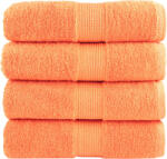 vidaXL Prosoape de baie premium SOLUND, 4 buc. portocalii, 30x30 cm, 600 g/m2 GartenMobel Dekor (137372) Prosop