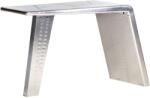 vidaXL Birou, design aeronava, argintiu, 112 x 50 x 76 cm, metal GartenMobel Dekor (284414)