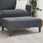 vidaXL Taburet, gri închis, 77x55x31 cm, catifea GartenMobel Dekor (4007376)