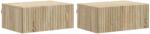 vidaXL Set 2 noptiere suspendate stejar sonoma, 49 x 34, 5 x 20 cm (898450)