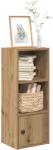 vidaXL Biblioteca, stejar artizanal, 31x24x77 cm, lemn prelucrat GartenMobel Dekor (860336) Biblioteca