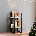 vidaXL Biblioteca cu 2 rafturi, 40x30x70 cm, lemn masiv de pin GartenMobel Dekor (806412) Raft