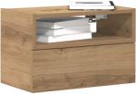 vidaXL Noptiere de perete, 2 buc. , Stejar artizanal, 45x26x28, 5 cm GartenMobel Dekor (858613)