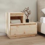 vidaXL Noptiera, 60x34x51 cm, lemn masiv de pin GartenMobel Dekor (814374)