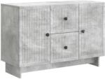 vidaXL Bufet cu sertar Gri Beton 89 x 34, 5 x 60 cm Lemn prelucrat GartenMobel Dekor (893968) Comoda