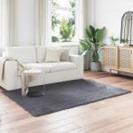vidaXL Covor din Lana Faux Tafalla Antracit 140 x 200 cm Poliester GartenMobel Dekor (42021593) Covor