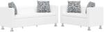vidaXL Set canapele 3 locuri si 2 locuri, alb, piele artificiala GartenMobel Dekor (272180) Canapea