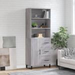 vidaXL Dulap înalt, gri sonoma, 69, 5x34x180 cm, lemn compozit GartenMobel Dekor (3189475) Comoda