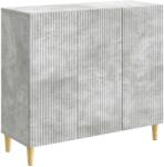 vidaXL Bufet Gri Beton 89 x 34, 5 x 80 cm Lemn prelucrat GartenMobel Dekor (894648) Comoda