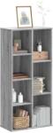vidaXL Biblioteca, gri sonoma, 50x25x105 cm, lemn prelucrat GartenMobel Dekor (852794) Biblioteca