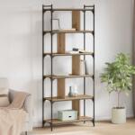 vidaXL Biblioteca stejar artizanal 76 x 32 x 192 cm Lemn compozit GartenMobel Dekor (882170) Biblioteca