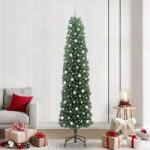 vidaXL Brad de Craciun artificial Verde 240 cm PVC si otel si plastic GartenMobel Dekor (3394972)