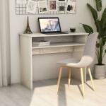 vidaXL Birou, alb extralucios, 90 x 50 x 74 cm, PAL GartenMobel Dekor (801176)