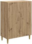 vidaXL Bufet Stejar Artizanal 66 x 34, 5 x 90 cm Lemn prelucrat GartenMobel Dekor (894594) Comoda