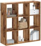 vidaXL Biblioteca, lemn vechi, 102x32x102 cm, lemn prelucrat GartenMobel Dekor (852823) Biblioteca