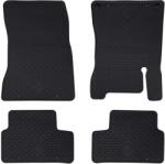 vidaXL Covor pentru masina 4 pcs Negru Cauciuc GartenMobel Dekor (42029099)