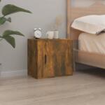 vidaXL Noptiera de perete, stejar fumuriu, 50x30x47 cm GartenMobel Dekor (816874)