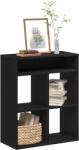 vidaXL Dulap cu carti negru 66x31x80 cm lemn prelucrat GartenMobel Dekor (860293) Biblioteca