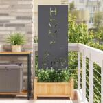 vidaXL Panou Decorativ de Gradina Antracit 50 x 140 cm GartenMobel Dekor (876338)