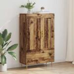 vidaXL Bufet cu sertar Lemn Vechi 69, 5 x 31 x 115 cm Lemn compozit GartenMobel Dekor (882559) Comoda