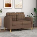 vidaXL Canapea cu 2 locuri, maro, 120 cm, material textil GartenMobel Dekor (359086) Canapea