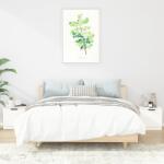 vidaXL Noptiere, 2 buc. , alb, 40x39x40 cm GartenMobel Dekor (811197)