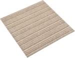 vidaXL Covor 20 pcs Bej în dungi 50 x 50 cm 100% polipropilena GartenMobel Dekor (42046754) Covor