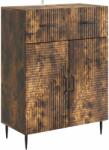 vidaXL Bufet Stejar fumuriu 66 x 34, 5 x 89, 5 cm Lemn prelucrat GartenMobel Dekor (894870) Comoda