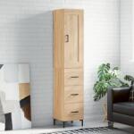 vidaXL Dulap înalt, stejar sonoma, 34, 5x34x180 cm, lemn prelucrat GartenMobel Dekor (3200196) Comoda