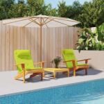 vidaXL Perne pentru scaune 2 pcs Verde stralucitor. 58 x 77 x 4, 5 cm GartenMobel Dekor (361841)