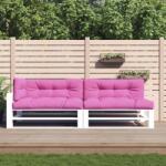 vidaXL Perne de paleti, 5 buc. , roz material textil GartenMobel Dekor (360797)