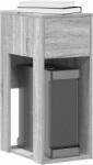 vidaXL Suport turn computer cu sertar gri Sonoma 30x44x74 cm GartenMobel Dekor (858736)