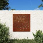 vidaXL Decor perete de gradina 55x55 cm design soare otel Corten GartenMobel Dekor (824501)