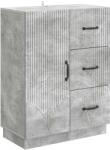 vidaXL Bufet cu sertar Gri Beton 66 x 34, 5 x 87 cm Lemn prelucrat GartenMobel Dekor (895318) Comoda
