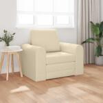 vidaXL Pat canapea Crem 98 x 71 x 83 cm tesatura GartenMobel Dekor (4106661) Canapea