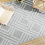 vidaXL Covor de exterior, ARAKIL gri, 190x290 cm, PP GartenMobel Dekor (368564) Covor