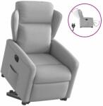 vidaXL Scaun reclinabil electric, tesatura gri nor GartenMobel Dekor (3303163)