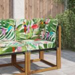 vidaXL Perna pentru canapea de exterior 3 pcs colorat Poliester GartenMobel Dekor (900808)