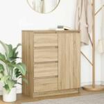 vidaXL Bufeta cu sertare Stejar Sonoma 71x35x84 cm Lemn prelucrat GartenMobel Dekor (861582) Comoda