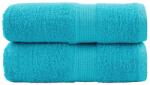 vidaXL Prosoape de baie premium SOLUND, 2 buc. , turcoaz, 30x30 cm, 600 g/m2 GartenMobel Dekor (137443) Prosop