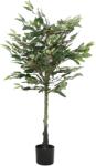 vidaXL Ficus artificial 480 de frunze 130 cm verde GartenMobel Dekor (4103573)